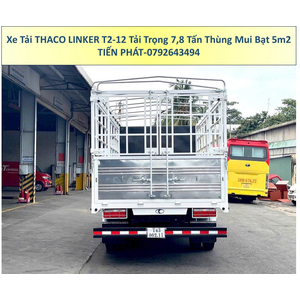 Xe Tải 8 Tấn Thùng 5m2 Thùng Mui Bạt Thaco Linker T2-12