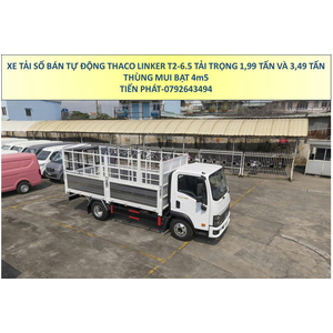 Xe Tải Số Bán Tự Động THACO LINKER T2-6.5 Thùng Mui Bạt Tải 2 Tấn và 3,5 Tấn