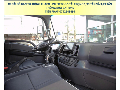 Xe Tải Số Bán Tự Động THACO LINKER T2-6.5 Thùng Mui Bạt Tải 2 Tấn và 3,5 Tấn