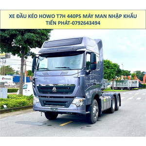 XE ĐẦU KÉO NHẬP KHẨU HOWO T7H 440PS MÁY MAN CẦU LÁP MỚI NHẤT