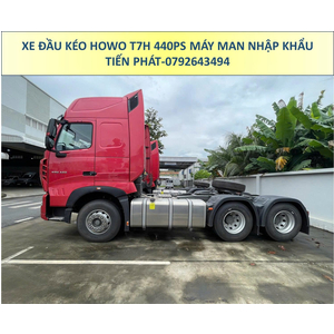 XE ĐẦU KÉO NHẬP KHẨU HOWO T7H 440PS MÁY MAN CẦU LÁP MỚI NHẤT