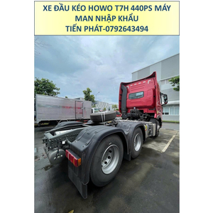 XE ĐẦU KÉO NHẬP KHẨU HOWO T7H 440PS MÁY MAN CẦU LÁP MỚI NHẤT