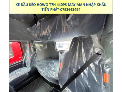 XE ĐẦU KÉO NHẬP KHẨU HOWO T7H 440PS MÁY MAN CẦU LÁP MỚI NHẤT