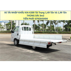 Xe Tải Thùng Lửng KIA K200 Nhập Khẩu Tải Trọng 1,5 Tấn và 2 Tấn Thùng Dài 3m2