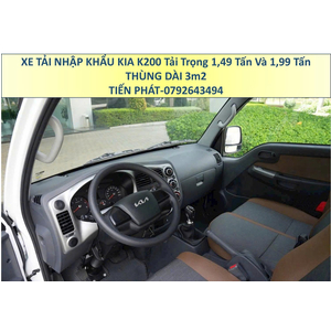 Xe Tải Thùng Lửng KIA K200 Nhập Khẩu Tải Trọng 1,5 Tấn và 2 Tấn Thùng Dài 3m2