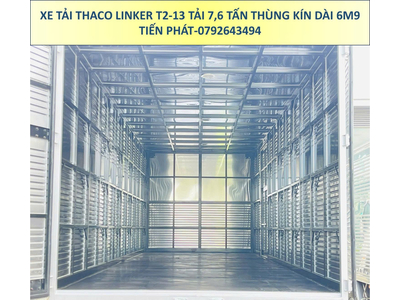 Xe Tải 7.5 Tấn THACO LINKER T2-13 Thùng Kín 6m9 Mới Nhất