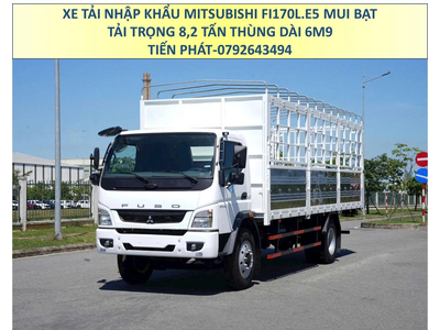 Xe Tải Nhập Khẩu MITSUBISHI FUSO FI170L EURO 5 Tải Trọng 8,2 Tấn Thùng Mui Bạt Mới Nhất