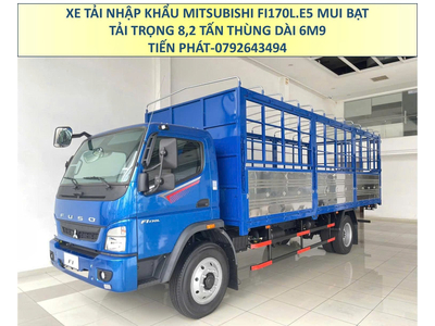Xe Tải Nhập Khẩu MITSUBISHI FUSO FI170L EURO 5 Tải Trọng 8,2 Tấn Thùng Mui Bạt Mới Nhất