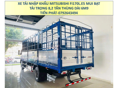 Xe Tải Nhập Khẩu MITSUBISHI FUSO FI170L EURO 5 Tải Trọng 8,2 Tấn Thùng Mui Bạt Mới Nhất