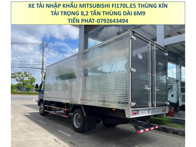 Xe Tải Nhập Khẩu MITSUBISHI FUSO FI170L EURO 5 Tải Trọng 8,2 Tấn Thùng Kín Mới Nhất
