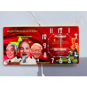 Tranh Đồng Hồ _ Biểu Tượng Bác