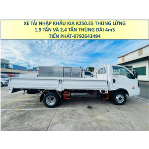 Xe tải KIA K250L Euro 5 Thùng Lửng 4m5 Tải Trọng 1,9 Tấn và 2,4 Tấn Mới Nhất
