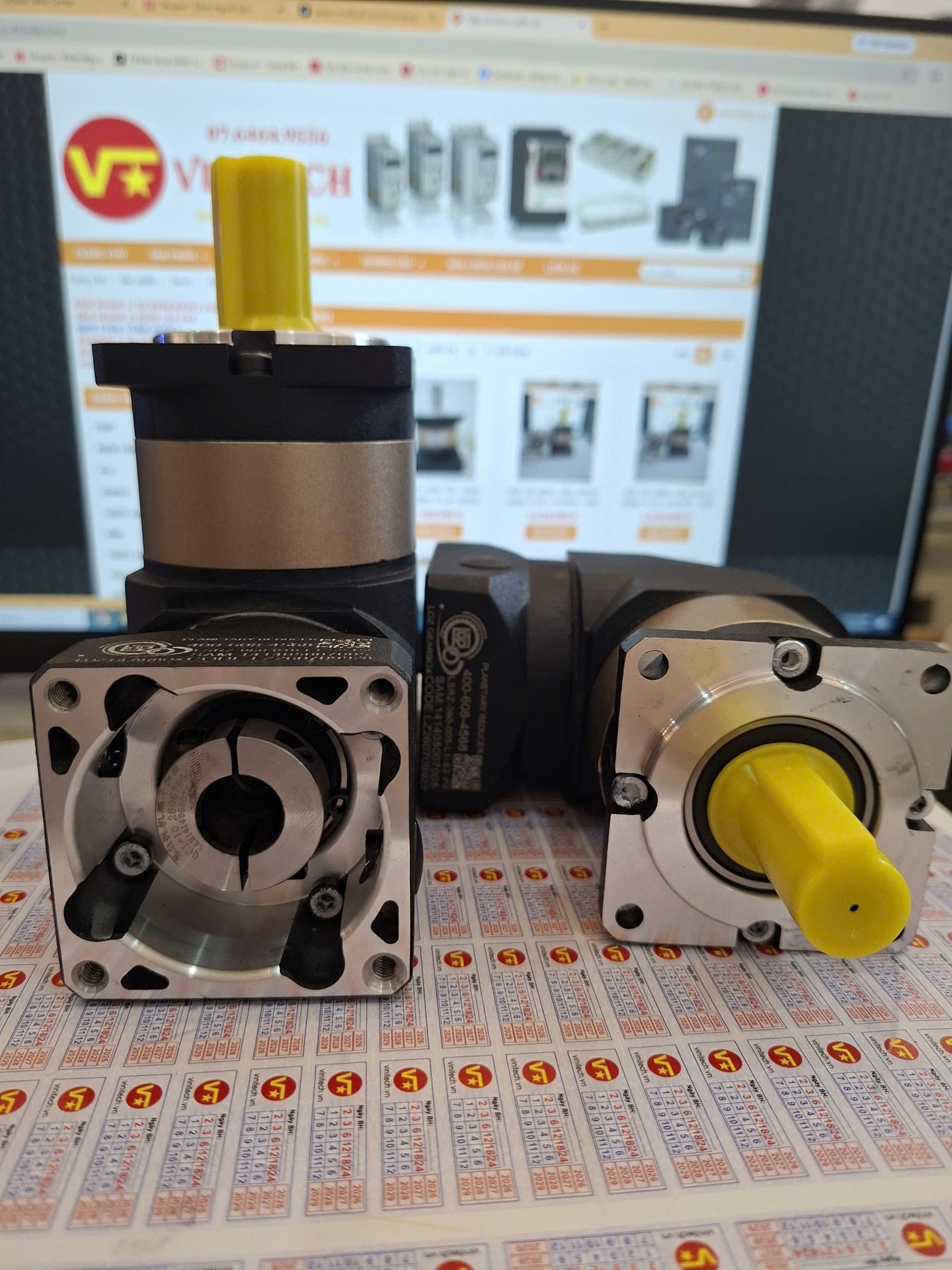 Hộp Số Hành Tinh Vuông Gốc Cho Động Cơ Servo 200w Tỉ Lệ 1/20 Mới LSRZ 060 020 L1 S2 P2