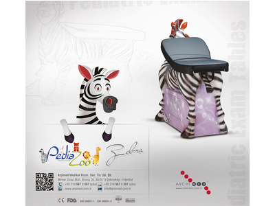 Bàn khám nhi khoa Zebra