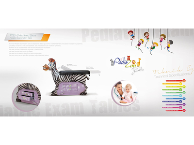 Bàn khám nhi khoa Zebra