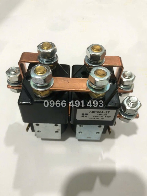 CONTACTOR Đ0ẢO CHIỀU MOTOR  24v100A ZJW100A-2T THAY THẾ HOÀN HẢO CHO SW822