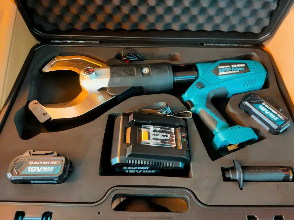 Máy cắt cáp thủy lực dùng pin ED-105C